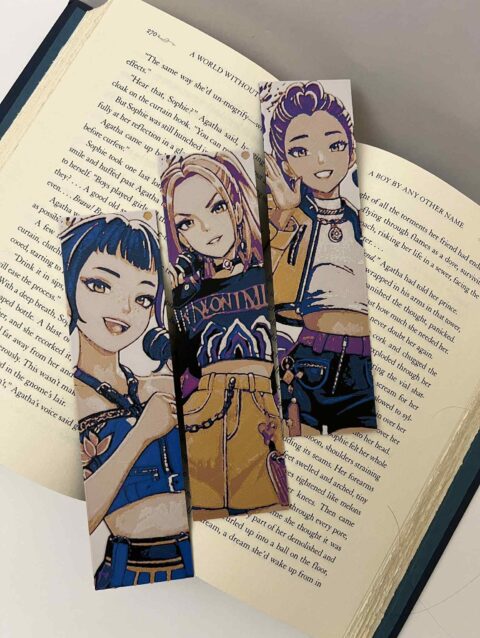 Anime Character 3D Printed Bookmark 🔖📖📚