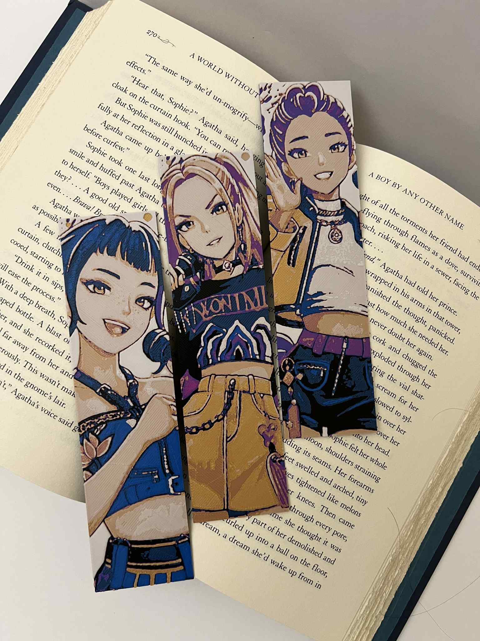 Anime Character 3D Printed Bookmark 🔖📖📚