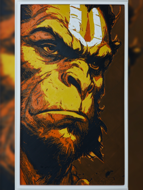 Hanuman Hueforge 3D Printed Wall Art 🔥🔱